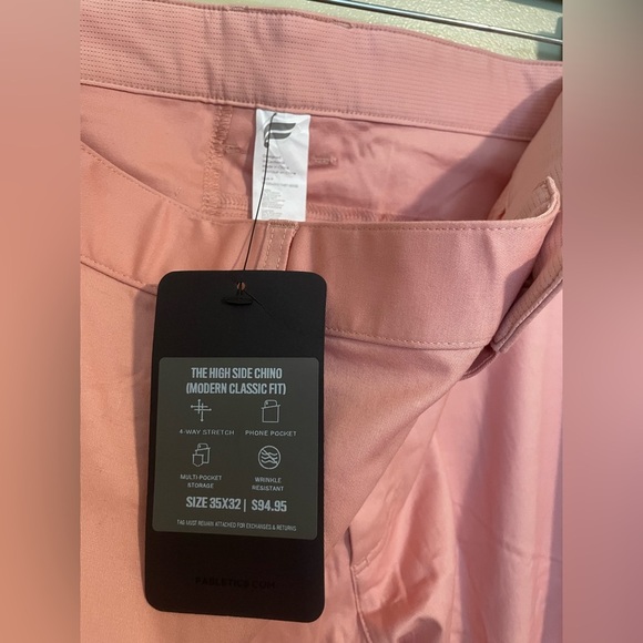 NWT Fabletics Men's The High Side Chino (Classic Fit) | 35 x 32 - Picture 2 of 6